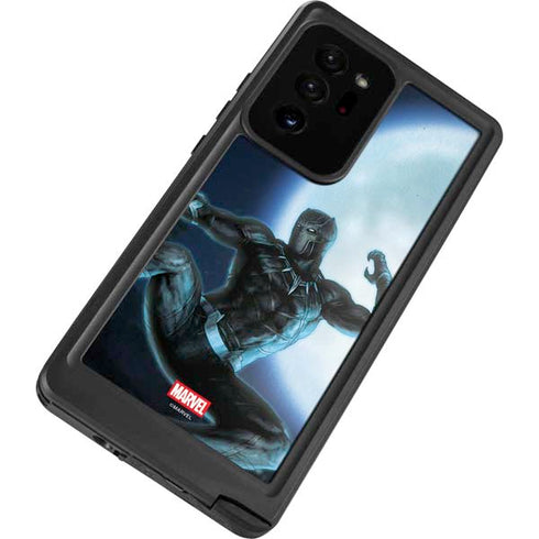 Marvel Black Panther Jumping Through Air Galaxy Note20 Ultra 5G Waterproof Case